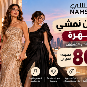 فساتين نمشي للسهرة في الإمارات 2026 | أحدث الموديلات والعروض